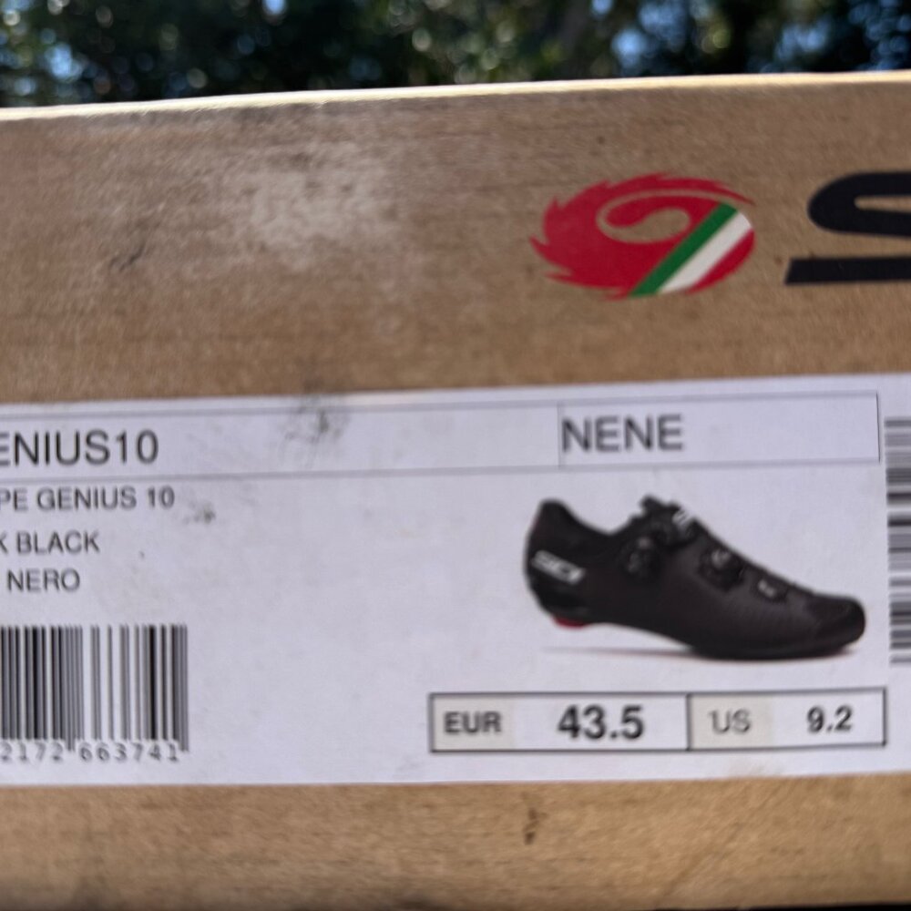 NWT * SIDI Genius 10 Cycling Shoes [EUR 43.5 / US 9.2]